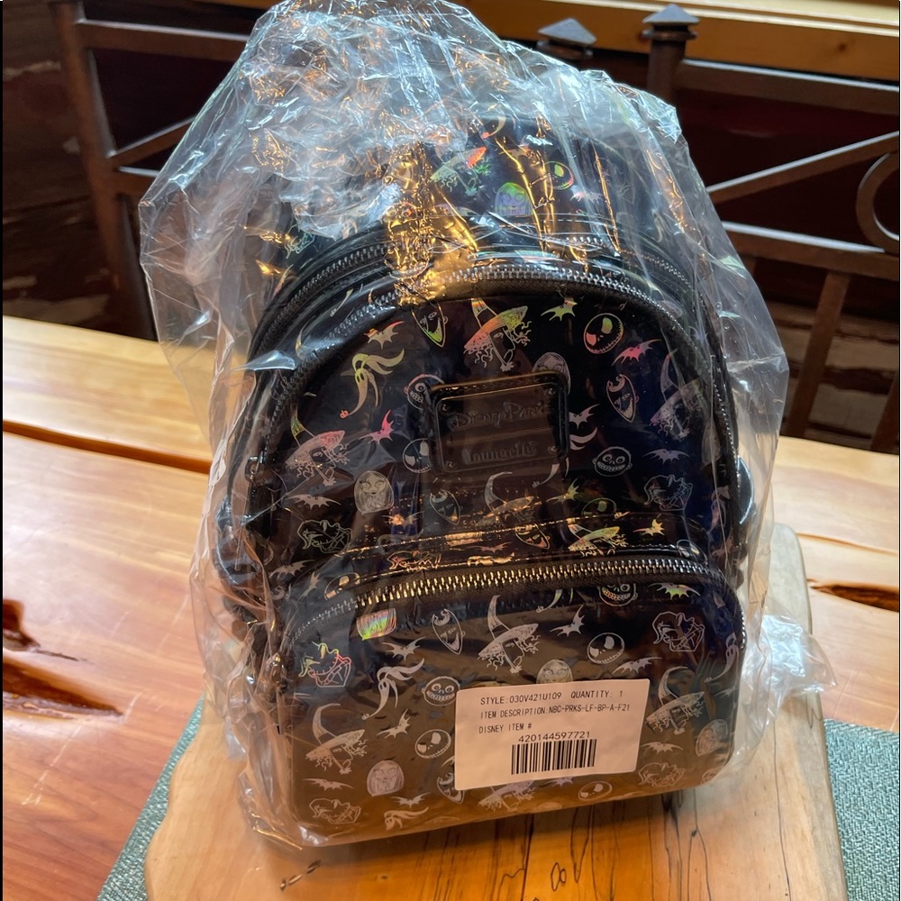 Disney Park Halloween NBC Loungefly Backpack. Still sealed